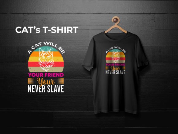 Cat T Shirt-58: Graphics and Print Templates Asset