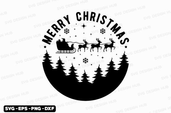 Christmas Svg, Merry Christmas Svg for T-Shirt Graphics