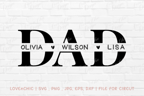 Dad Split Name Frame, Father s Day SVG – Practical Review for Makers