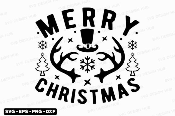 Merry Christmas Svg for T-Shirt Designs