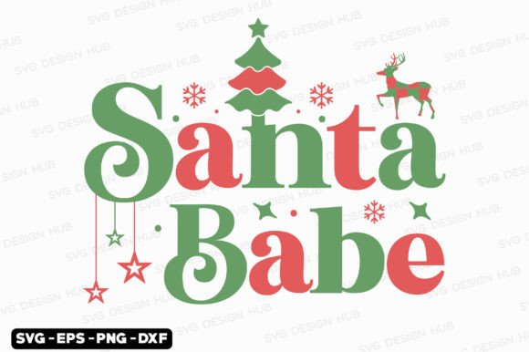 Retro Christmas Svg, Santa Babe Svg: Real Embroidery Verdict