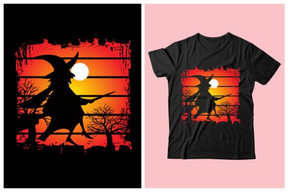 Witch Graphics for T-Shirt Designs & Crafting